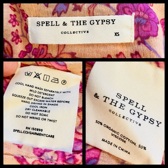 EUC Spell & the Gypsy Collective Blossom Folk Song Blouse - Picture 17 of 17